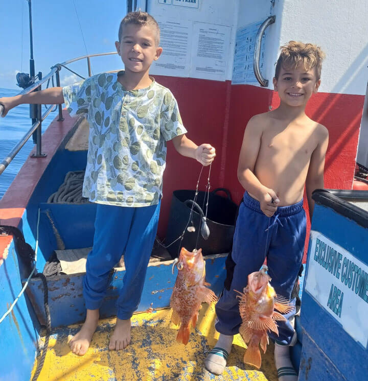 www.pescaturismocanarias.es excursiones de pesca en La Palma desde Tazacorte