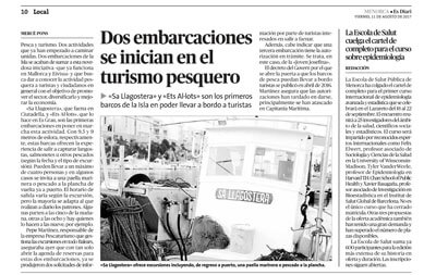 www.pescaturismospain.com Noticias, vÃdeos y reportajes de Pescaturismo en Diari de Menorca